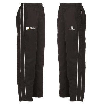 Classic Tracksuit Pant With Thigh Length Zip Black Female