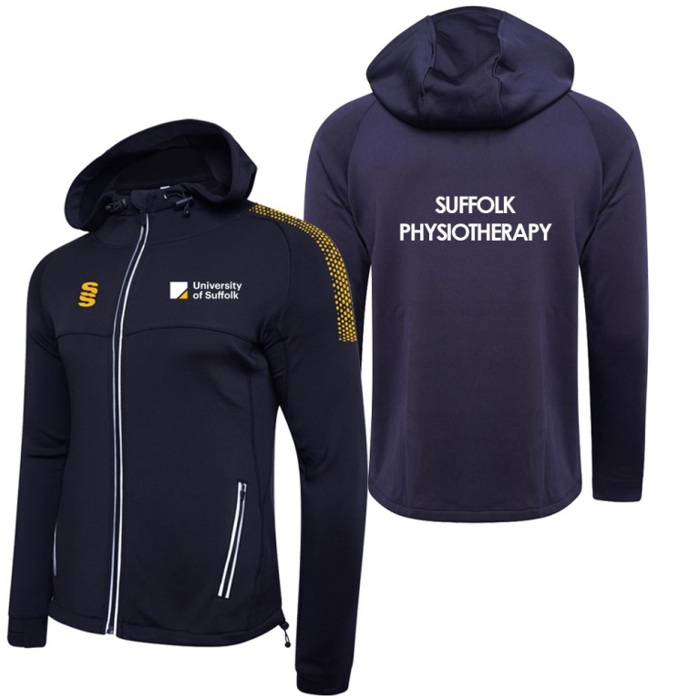 Dual Full Zip Hoody : Navy